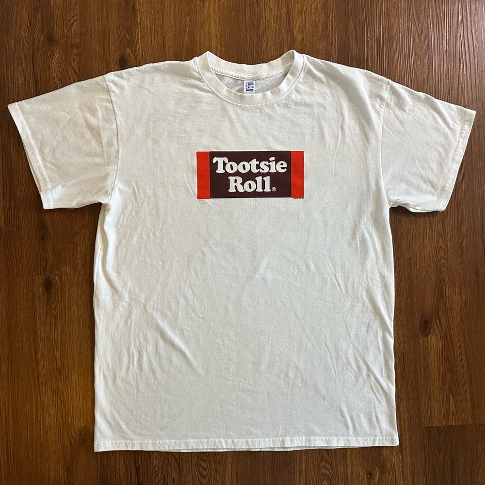 Tootsie Roll BRISCO Brands Men's White Graphic Tee